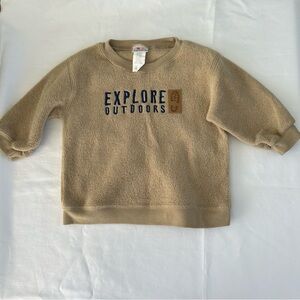 Explore Outdoors Beige Kids Sweatshirt